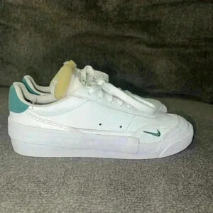 Nike Kids Drop Type CQ4383 102 White Premium Casual Shoes Lace Up Size 4y‎